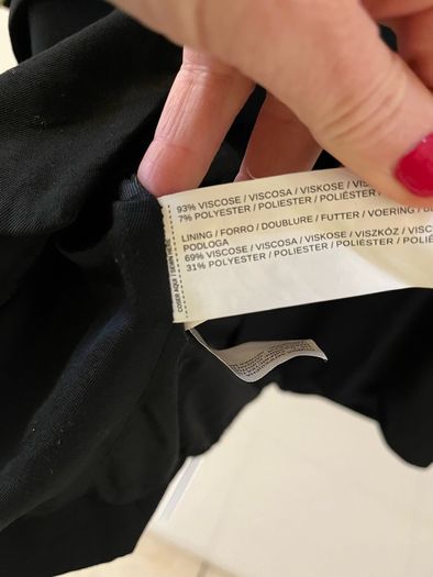 MANGO  Black long blazer