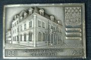 French Savings Bank Commerative Plaque