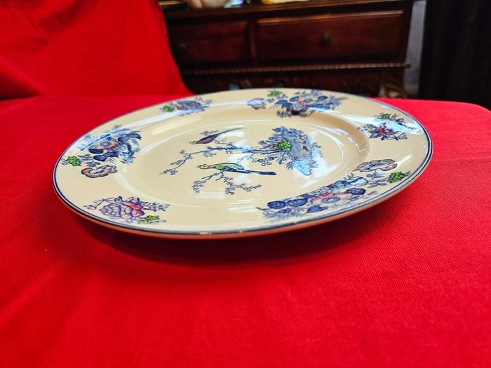 Wood &  Sons Oriental Birds Plate England, c. 1914-1924