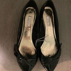Black and gold women's shoes size 5 uk