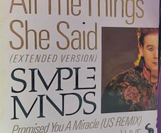 Simple Minds - Promised You a Miracle 12" vinyl