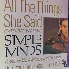 Simple Minds - Promised You a Miracle 12" vinyl