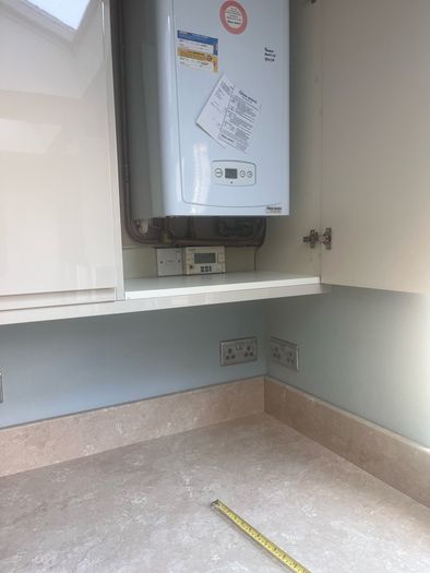 Solid painted kitchen