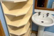 White shelf