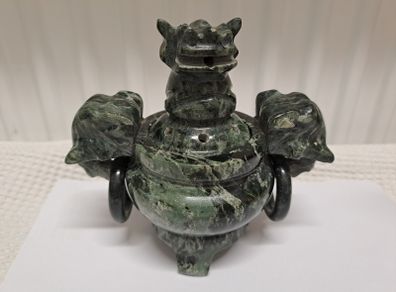 Hand-carved Jade incense burner