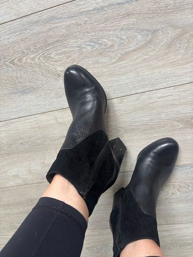 Clarks Leather Suede Boots