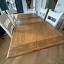 Extendable Oak dining table & 4 chairs Image 5