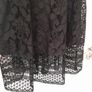 Black lace midi dress Image 4