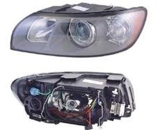 Left Headlamp (Halogen, Takes H7 / HB3 Bulbs, Supplied With Motor) For Volvo V50 2004-2007