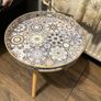 small round side table Image 3