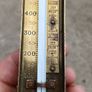 Zecol Art Deco Hanging Brass Oven Thermometer Image 3