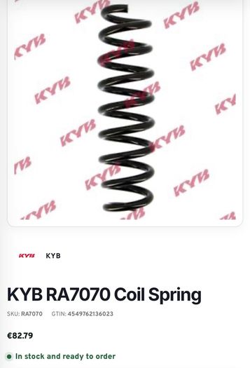 KYB Coil Spring K-Flex