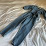 Girls stunning Next denim jumpsuit 8 9 Image 2