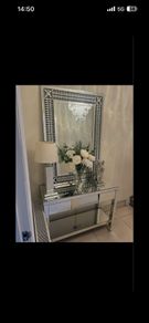Mirror and console table