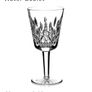 Four Waterford Crystal Lismore Sherry Glasses, One Lismore Small Wine Glass, 1970s. Image 5