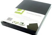 100 Pieces Q-Connect Black Binding Covers