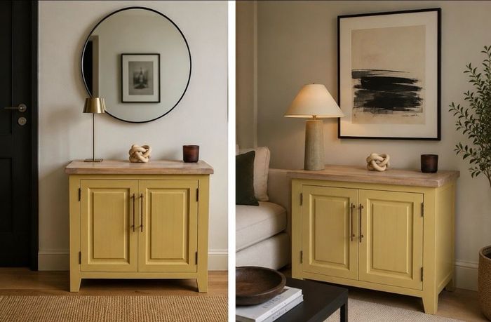 Solid oak sideboard / cabinet