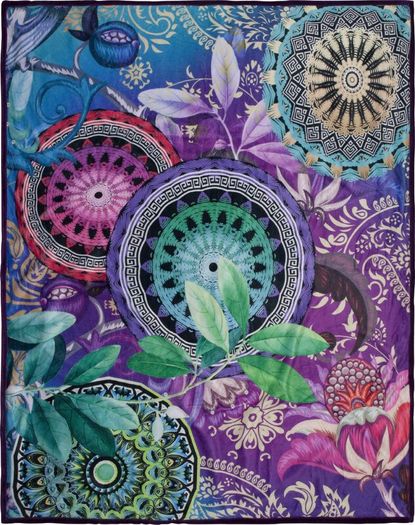 New Mandala Polyvelvet Cuddle Blanket