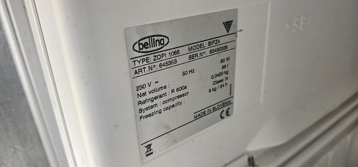 integrated freezer