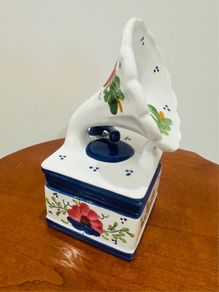 Antique Spanish Ceramic Gramaphone