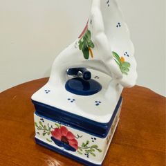 Antique Spanish Ceramic Gramaphone