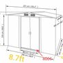 Shed metal Delivery and assembling included Image 10