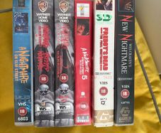 A nightmare on elm street vhs video collection