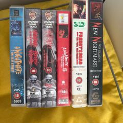 A nightmare on elm street vhs video collection