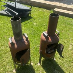 Gas bottle fire pit