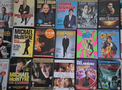 Large Selection of DVDs For Sale - New & Excellent Condition