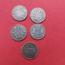 5 x .500 Silver Sixpence 1928/33/36/42/45 Image 3