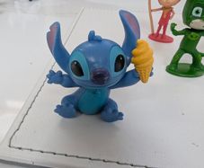 Just Play Disney Stitch Figure Feed Me Ice Cream Cone Surf & Sun