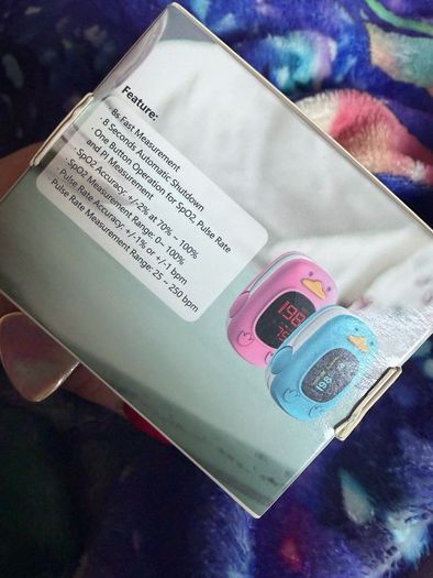 Pulse oximeter for babies/children - brand new in box