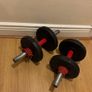 Pro Fitness Adjustable Dumbbell Set - 2.5kg each/ 5kg Total (Plastic) Image 4