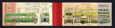 1993 Ireland Irish Buses Commemorative Stamps Booklet Mint Never Hinged (MNH)