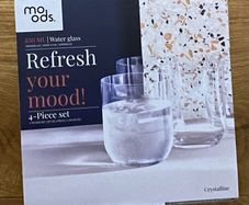 Moods Water Glasses x 4