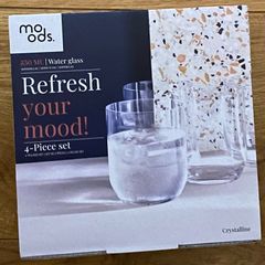 Moods Water Glasses x 4