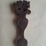 Decorative Wooden Welsh Spoon Image 2