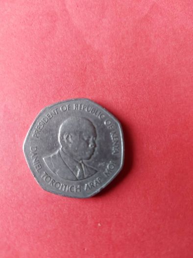 Kenya 5 shilling & 1 shilling