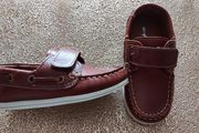 Boys Next brown leather shoes Size 8J