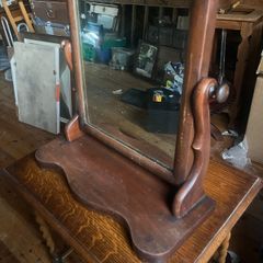 Antique dressing / shaving  mirror