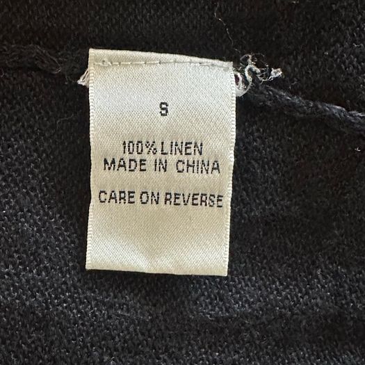 Ronit Zilkha Linen Black Cardigan S