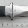 Vintage Stainless  Boot Dagger Knife Fixed Blade heavy Handle & Sheath Image 7