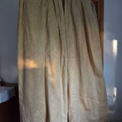 Pair Brocade Curtains Full Length