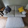 2 seater couch with footrest Image 6