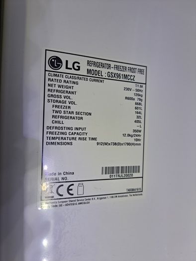 Lg instaview fridge freezer