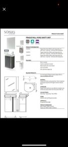 Brand new sonus bathroom unit