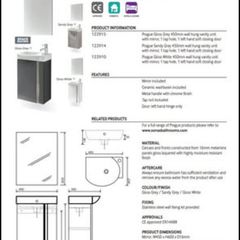 Brand new sonus bathroom unit