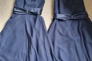 2 navy blue bridesmaid dresses