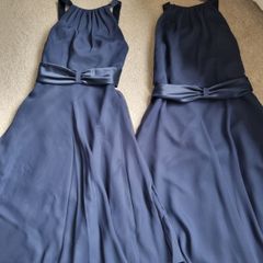 2 navy blue bridesmaid dresses